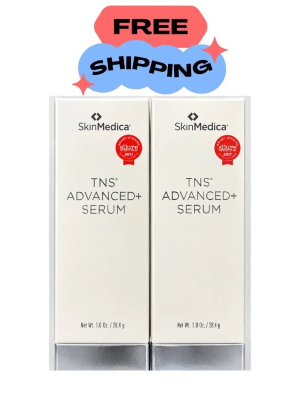 2 x bundle SkinMedica TNS Advanced+ Serum 1oz / 28.4g | EXP 10/28 | New